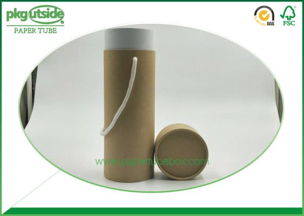 High End Kraft Paper Tube Box Well - Sealing Food Grade Durable For Coffee Packaging