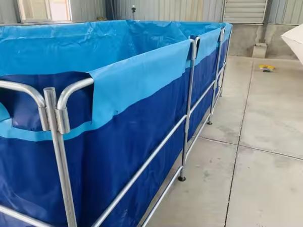 XDEM Agriculture Foldable PVC Square Tanks Tarpaulin Culture Square Fish Pond Rectangle Shape For Fish Farm