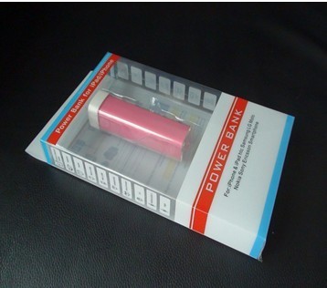 Capacity 2600mAh Lip gloss mobile power charger