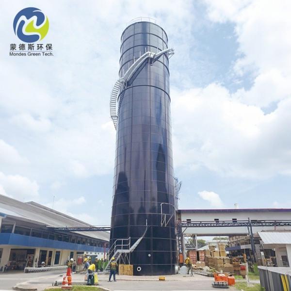 RAL5013 Cobalt Blue Glass Fused Bolted Steel Tanks For Water Treatment Plants