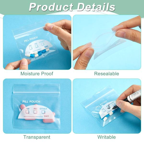 Zipper PE Medical Packaging Bags Dental Sterilization Pouches