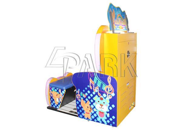 Fiberglass And Plastic Coin Operated Arcade Machines / Little Pianist Coin Pull Amusement Game Machine