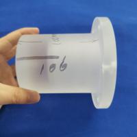Flange de tubo de vidro de quartzo de aquecimento Sio2 2,2 g/cm3 de alta pureza Morse 6,5