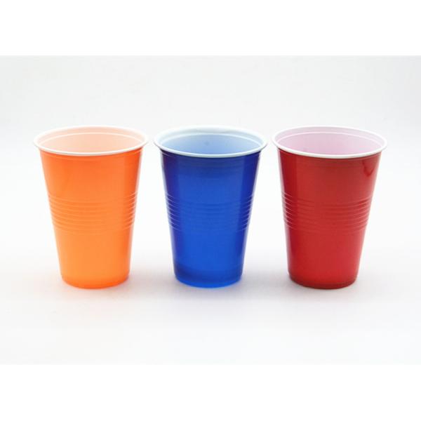 Red Disposable Plastic Party Cups 16oz PP Plastic Drinking Cups 480ml Beer