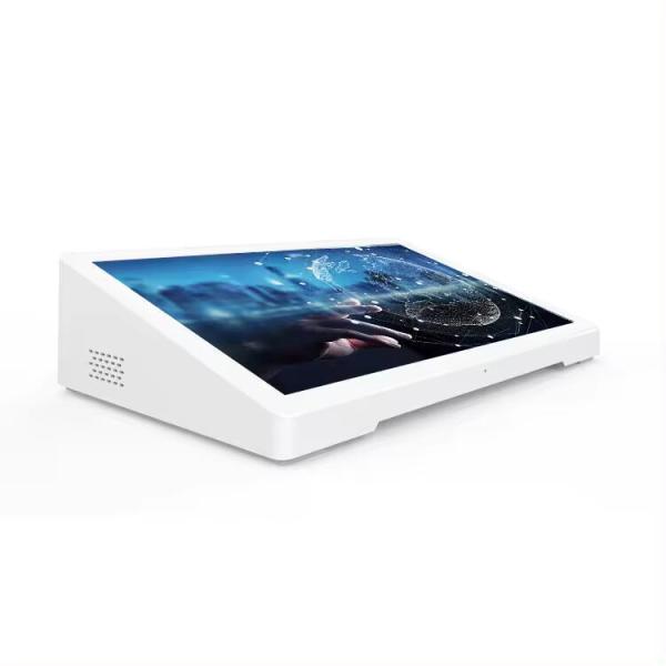 8インチ水平デスクトップAndroid注文タブレット RK3399プロセッサ NFC POE銀行セルフサービスタブレットPC