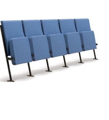 Commercial Grade Build Modern Theater Seating Folding Seat Capacity Ergonomic Design For Auditoriums