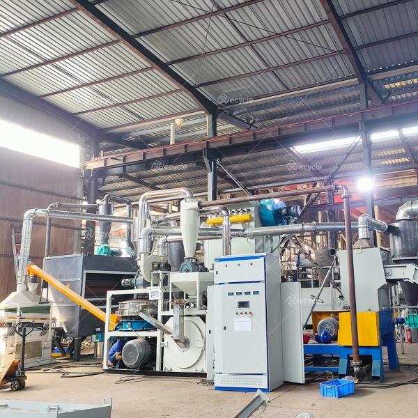 Equipamento de reciclagem de painéis solares fotovoltaicos, Linha de produção de painéis solares de resíduos