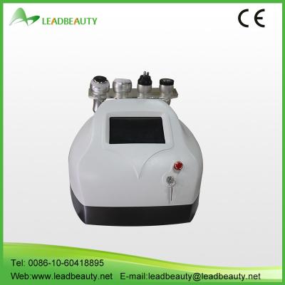 Portable 4 handles cavitation RF Vaccum body shaping slimming machine