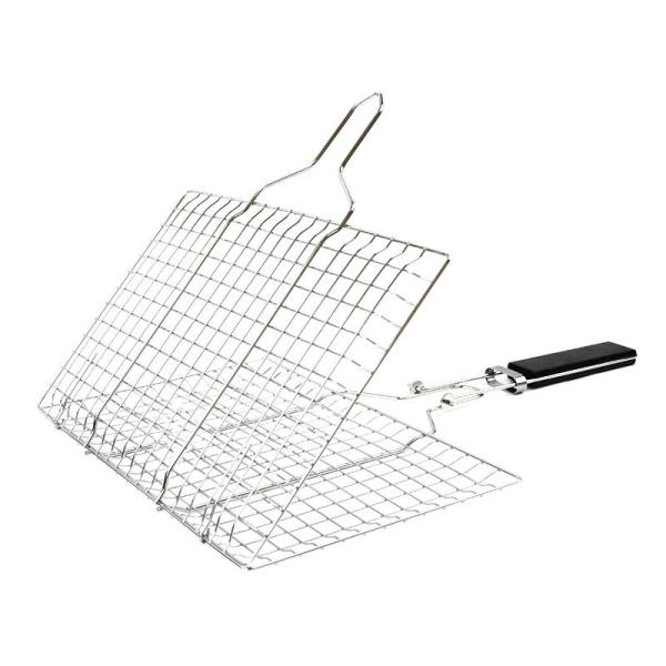 Инструменты и аксессуары БАРБЕКЮ нержавеющей стали ISO9001 складывая корзину гриля с ручкой