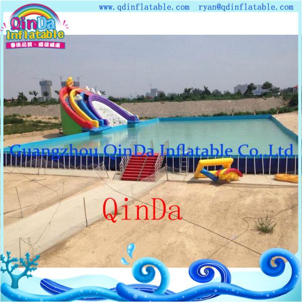 GZ QinDa Inflatable Giant Water Slide for Amusement Park Aqua Park Water Slide for Sale