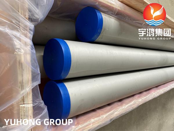 Tubulação de aço inoxidável frente e verso, ASTM A789, A790, A928 S31803 S32750 S32760 S31254 254Mo 253MA
