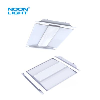 LED Troffer Retrofit for Commercial Use with Durable White Powder Painted Steel