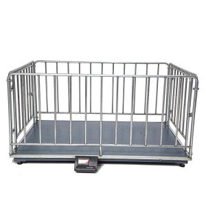 Balance de pesage numérique pour bétail 500kg/1000kg, limite de poids, support