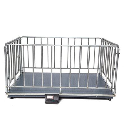 Balance de pesage pour animaux d'élevage AC110V/220V personnalisable pour mesurer le poids corporel des porcs, bovins et ovins en pâturage jusqu'à 1000 kg