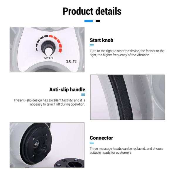 2024 Home Use G8 Body Slimming Massager 3 Different Massage Head Vibration G5 Body Shaping Machine JF628