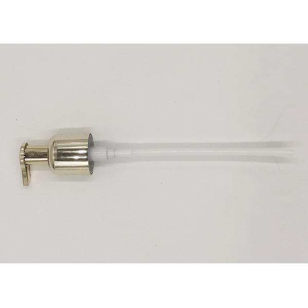 Golden Long Neck Size Cosmetic Lotion Pump High Practicality For Shower Gel