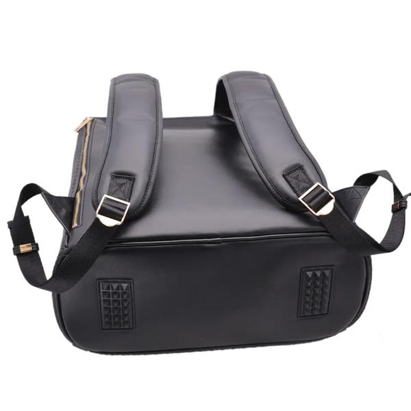 PU стильного нового дизайна изготовленный на заказ кроет кожей рюкзак дела ноутбука перемещения людей случайный на открытом воздухе