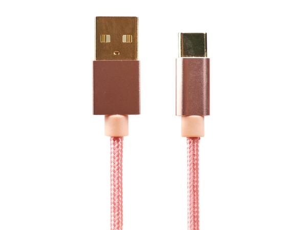 Nylon Braid Durable Usb C Extension Cable Charger Cord For Smartphone Durable