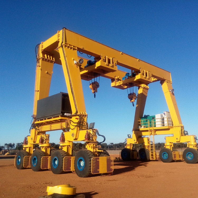 Zehua 500T RTG Offshore Gantry Cranes10 Ton Mobile Crane Gantry Miiler 2 Post Hydraulic Gantry Lift