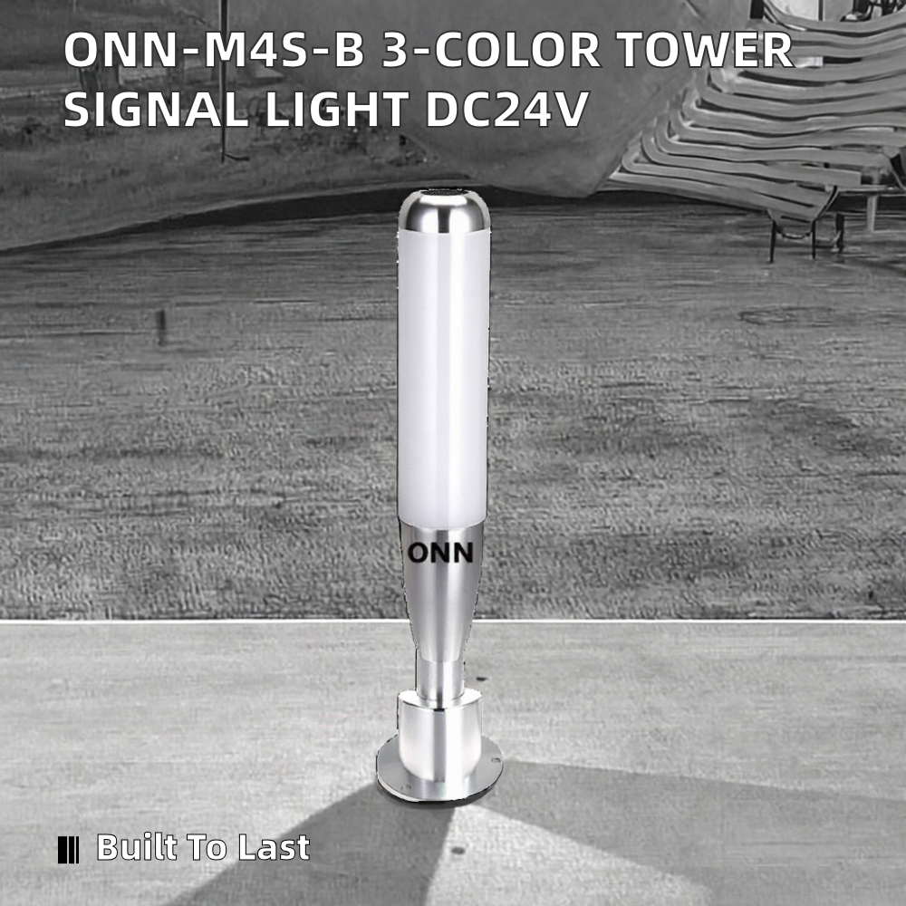 ONN-M4S-B Alarms Flashing Modular LED Signal Tower Audible Equipment Indicator Light