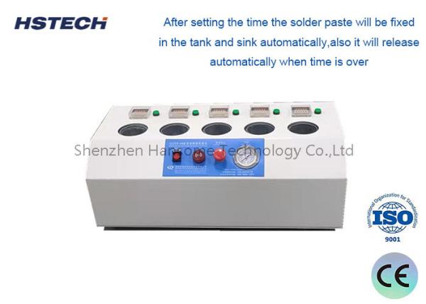 4 Tanques 6 Máquina de descongelamento de pasta de solda de tanques de trabalho com função FIFO
