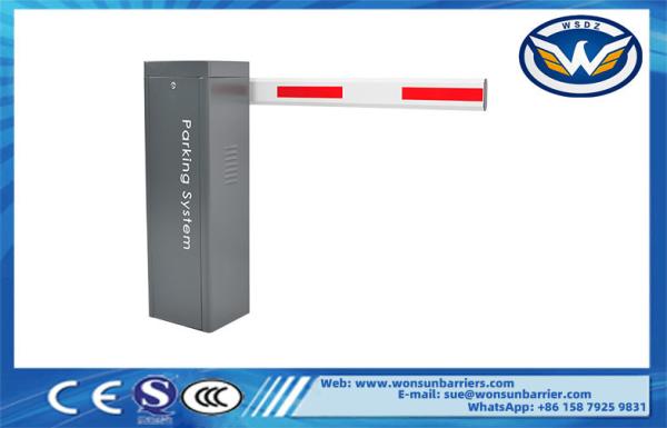 DC24V Boom Barrier Gate 6m Straight Arm IP44 Protection Level