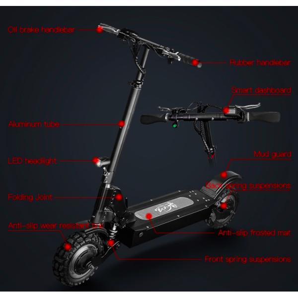 TM-XLT-0901 11 Inch Off Road Electric Scooter Strong Power Maximum Range 90 KM 25H Battery