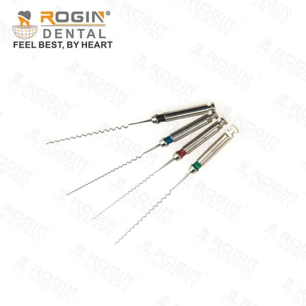 Dental Medical Tools Close Spring 21mm Red Stainless Steel Paste Carriers Files For The Root Canals