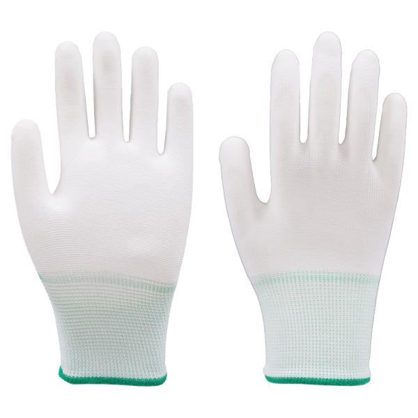 13 Gauge PU Coated Polyester Handling Gloves Breathable Polyester Gloves