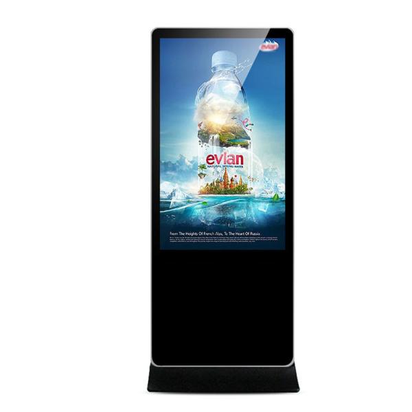 8GB Storage 42-65 Inch Floor Standing Digital Signage with 1920x1080 Resolution for Indoor Advertising