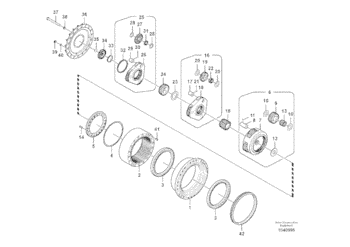Несущая планеты VOE14599933 14599933 для Vo-lvo EC300D