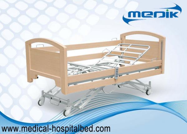 Ultra low Home Care Beds With Melamined Wood Side Rails Remote Controller