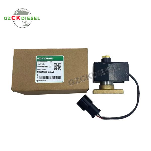 High Quality New Solenoid Valve 417-15-15510 for Komatsu Loader WA100-1 WA100-3A WA120-1 WA120-3
