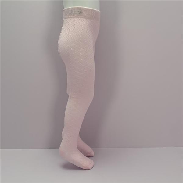 Knitted Solid Color Pink Baby Girls Footed Tights Outlet Style Cute Long Kids Tight