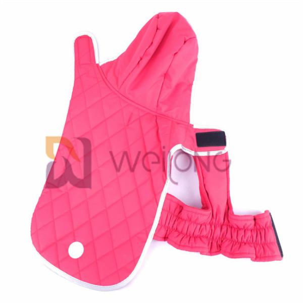 Hoodie любимца отверстия велкро куртки собаки Hoodie заплаты Taslan выстегивая отражательный