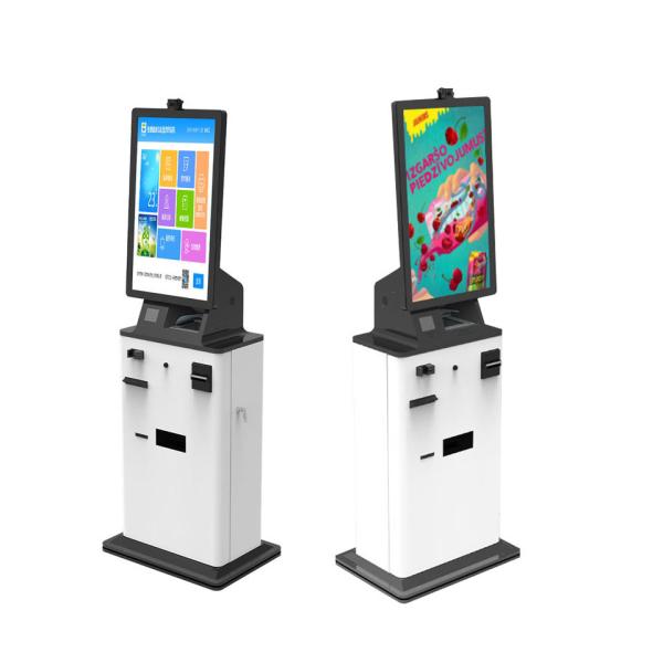 Stand Floor Self Service Kiosk , Terminal Multifunctional Kiosk Equipment