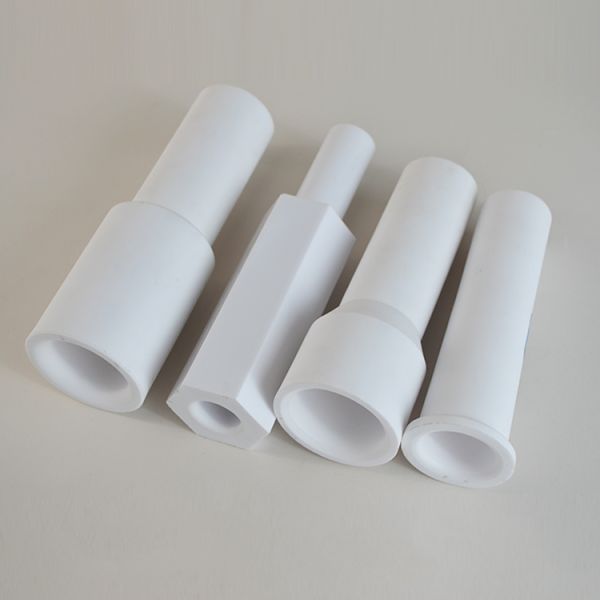 Refractory 60-99% Alumina Ceramic Tube Industrial Use Ceramic Pipe Insulation