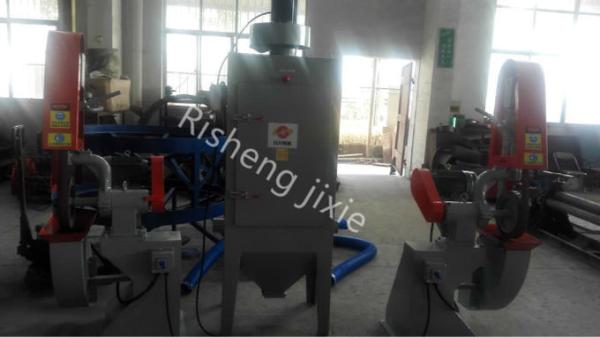 Highly Efficient Industrial Belt Grinder Single Head For Bicycle Parts