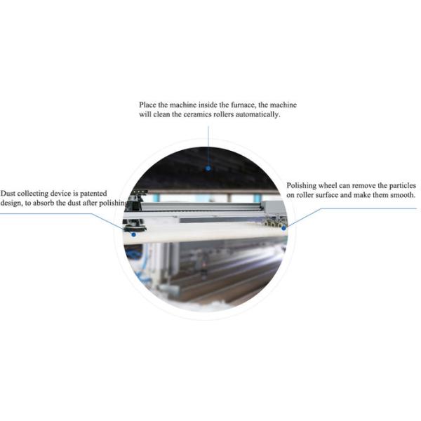 Automatic Glass Tempering Furnace Ceramic Roller Cleaning Robot,Ceramic Roller Cleaning Machine