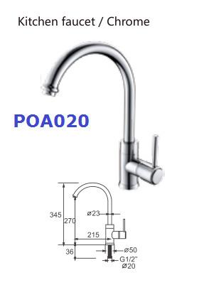 Plastic Basin Sink Deck Mounted G1/2 Toilet Hand Faucet