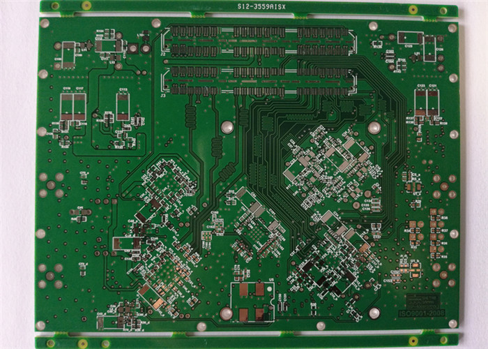 OEM 4-слойные электронные печатные платы FR4 материал ENIG 1u' Gold Finger Solder Mask.