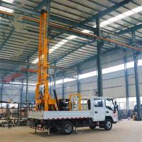 Chassis de véhicule Forage hydraulique autopropulsé pour forage de puits d'eau de 200 m