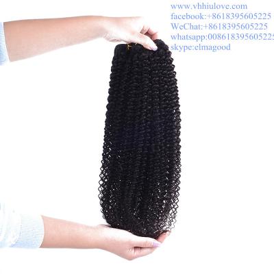 factory price Hair Weaves For Black Women, Brazilian 6a kinky curly hair extension