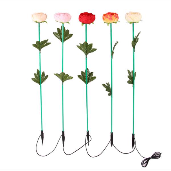 LED Simulation Peony Lights Wedding Scene Layout Lighting Festival Commercial Beauty Display Bright Decoration