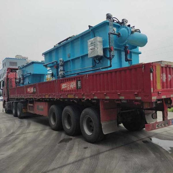 TSS COD BOD removal machine DAF units for domestic sewage treatment