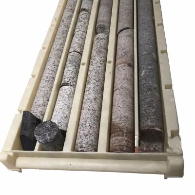 Plateau de boîtes de noyau en PP pour le forage géologique par câbles rocheux