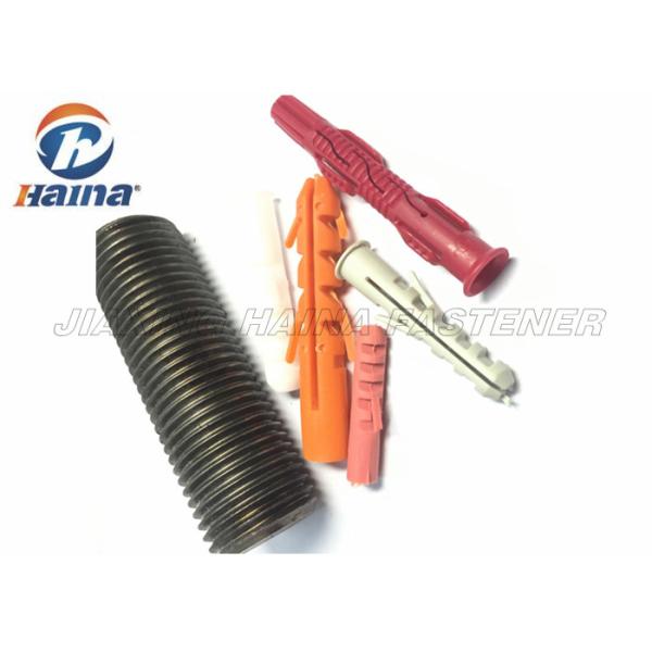Rubber Chemical Resistance Plastic Wall Plug / Expansion Anchor Bolt