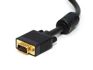 O ouro chapeou o cabo 28AWG de VGA estanhou o condutor de cobre HD 15 PIN Male To Male