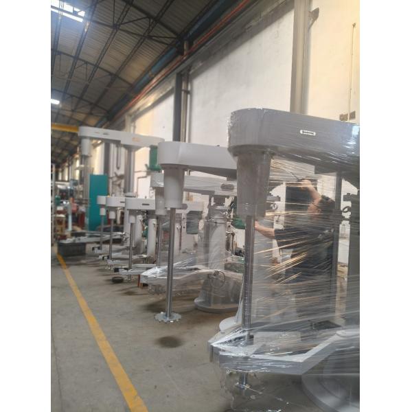 Hydraulic Lifting High Speed Dissolver Machine 22kw - 75kw Single Shaft Coating Mixing Machine