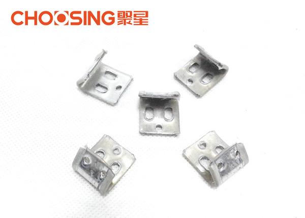 High Durability Sinuous Spring Clips , Couch Spring Clips Metal Thickness 0.8mm - 1mm